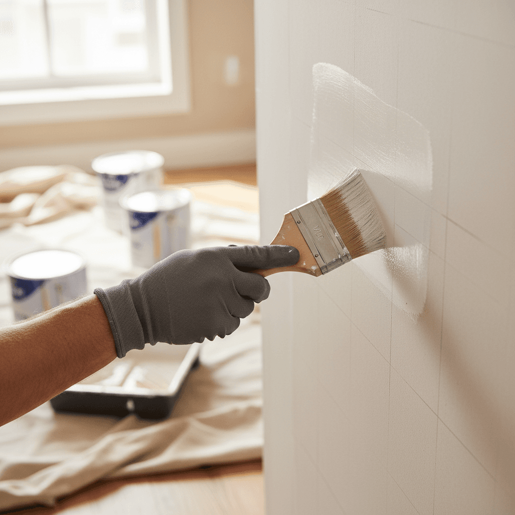 Mould treatment and paint